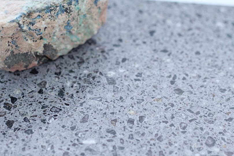 Detail of hardened TechniStone® stone