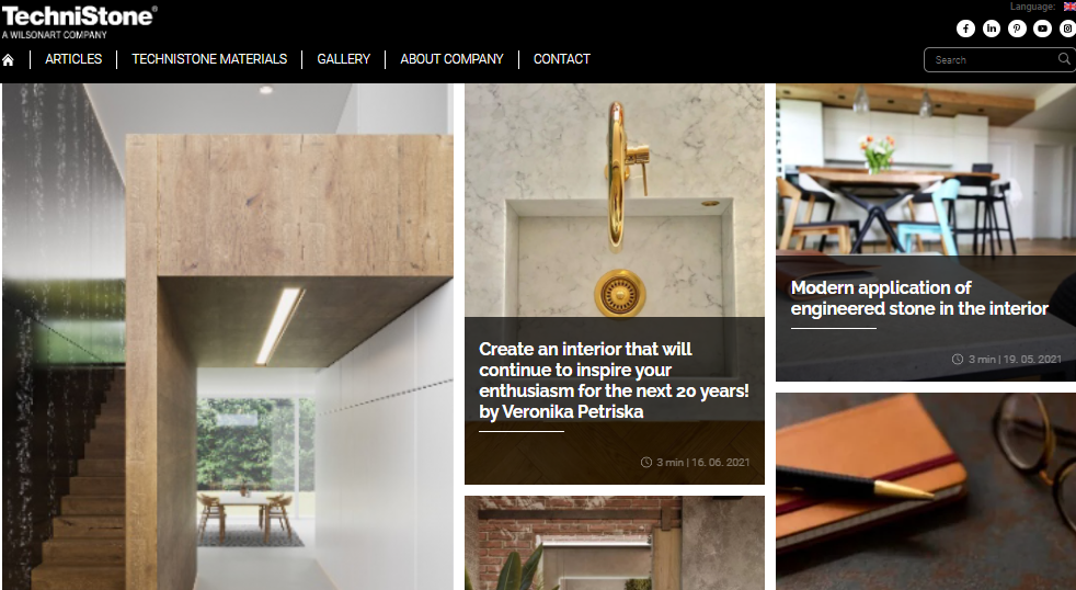 blog about interior design - Technistone